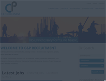 Tablet Screenshot of cprecruitment.co.uk